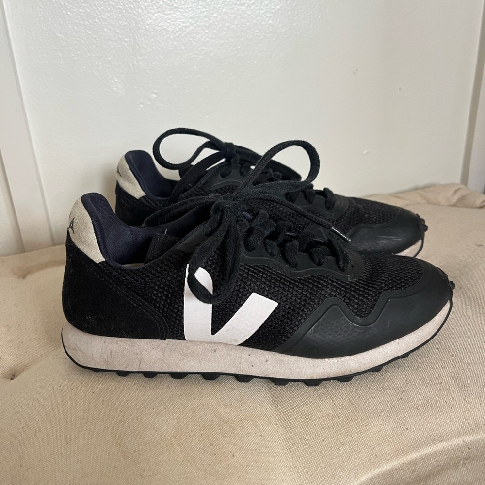 Veja Black and White Sneakers